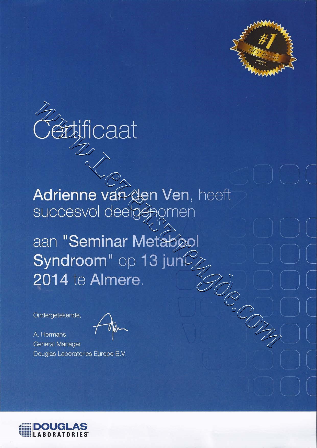 Metabool Syndroom - Douglas